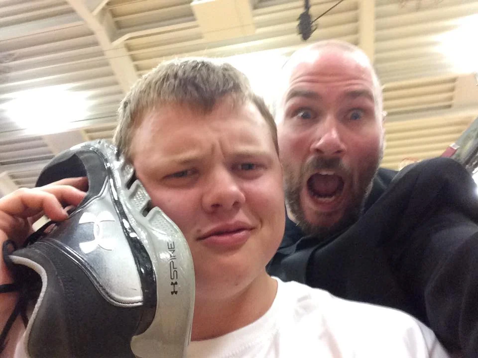 High school hypnotist selfie